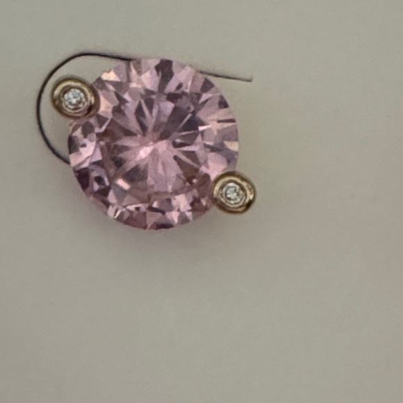 Kate Spade Blush Pink Zirconia Stud Earrings - Picture 4 of 4